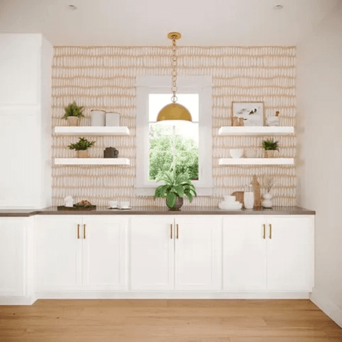 24" x 2.5" x 12" Floating Shelf, Hickory Alt 1 - Image