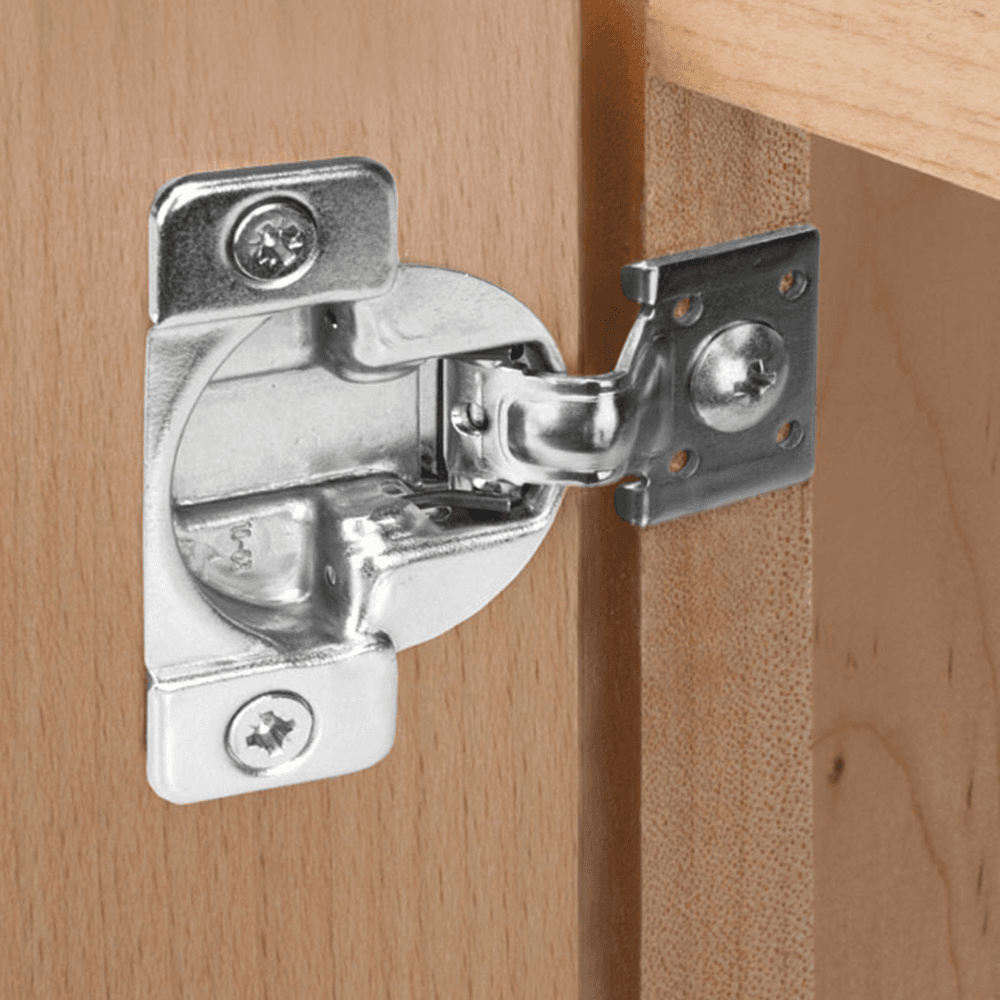 TEC 861 108&#730; Opening Side-Mount Face Frame Hinge, 42mm Boring Pattern, Self-Closing, 7/16" Overlay, Dowelled - Alt Image 1
