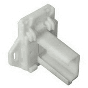 Grass Left Hand Adjustable Rear Mount Bracket in White - Easy to Install