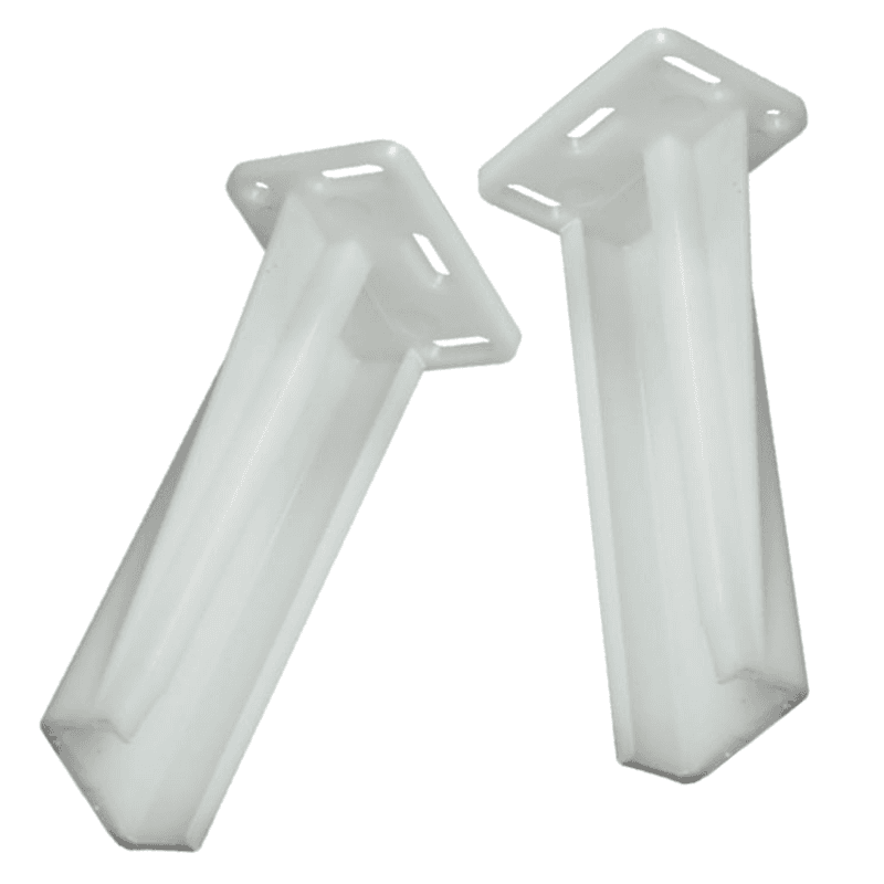 Grass Zargen White Rear Mount Adapter Bracket Image