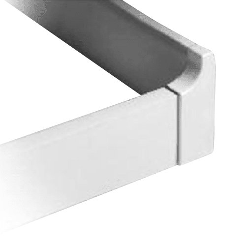 Grass Zargen Roll-Out Tray Bracket in White - 6036/6026 Slide Compatible