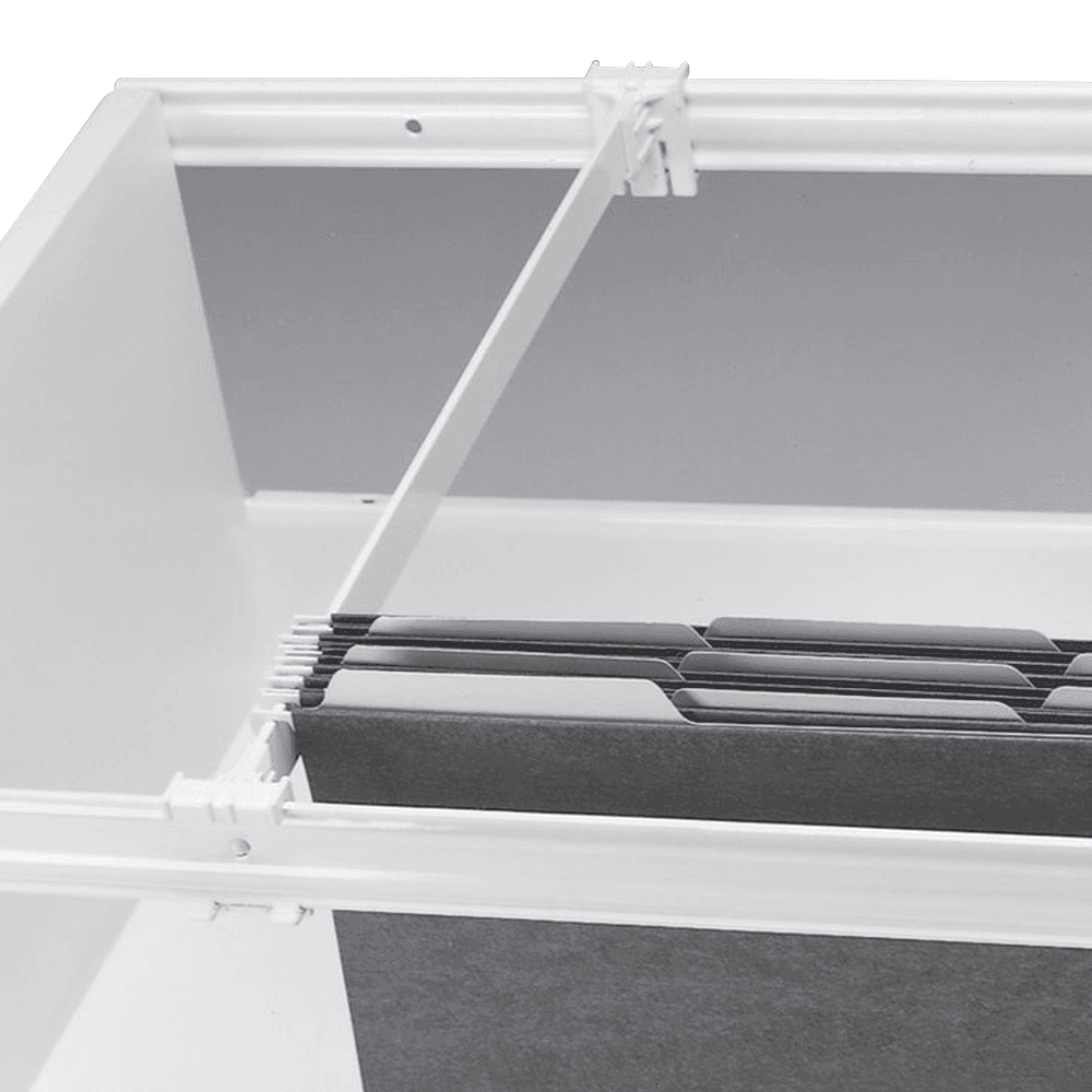 Pendaflex 28" File Bar, White - File Clip and Bar Attachment