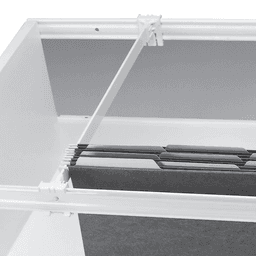 Pendaflex 28" File Bar, White - File Clip and Bar Attachment