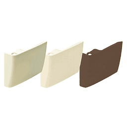 Cover Cap for Suspension Bracket, Left Hand, White - Alt Image 1