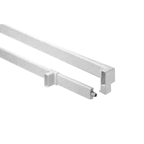 Grass Zargen 6100 Pendaflex Back Railing Clip in White - Screw-on, Dowelled Rail Clips, Easy to Construct, Customizable Storage