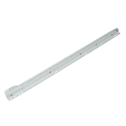 Grass 6610 Euro Drawer Slide 100lb Capacity 3/4 Extension Bottom-Mount White Epoxy 22 Self-Closing Product Image 2