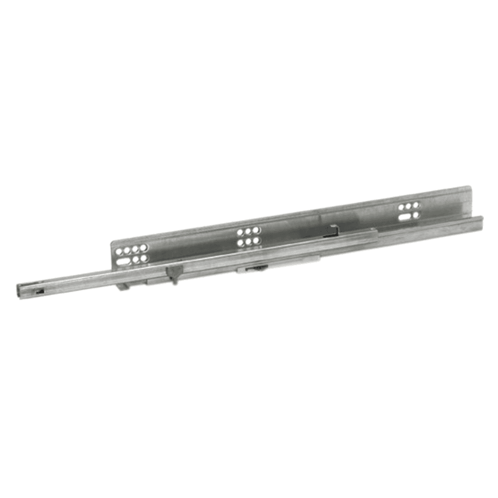 Grass 6610 Euro Drawer Slide with 100lb Capacity, White Epoxy 20" Self-Closing