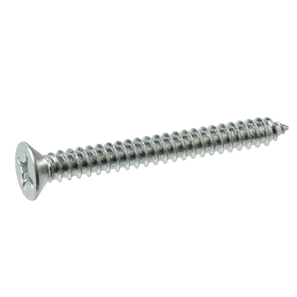 #6 x 3/4" Flat Head Hinge/Drawer Slide Screw, Phillips Drive Coarse Thread and Sharp Point, Nickel-Plated, Box of 5 Hundred by Grass - Main Image