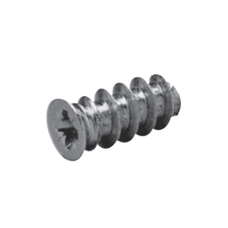 #6.3 x 13mm Flat Head Euro Screw, Phillips Drive Euro Thread and Blunt Point, Nickel-Plated, Box of 5 Hundred by Grass - Main Image