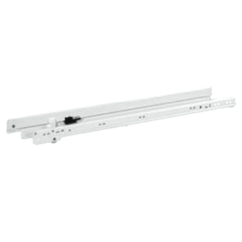 Grass Integra 9140 Full Extension Component with 100lb Capacity White 18 - Front View