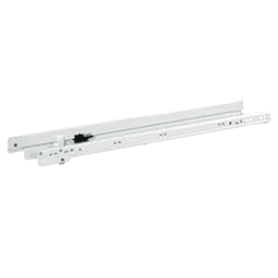 Grass Integra 9140 Full Extension Component with 100lb Capacity White 18 - Front View