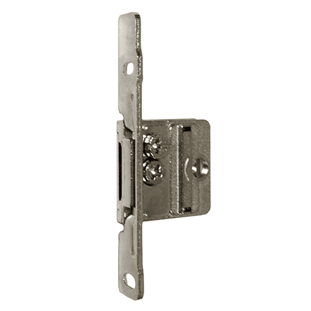 Integra Slide-On Bracket with 100lb Capacity, Self-Closing, Nickel-Plated