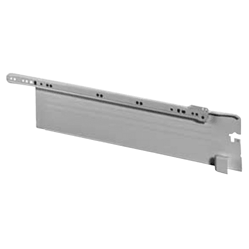 Integra Right-Hand Front Fixing Bracket with 100lb Capacity, Self-Closing, Nickel-Plated, 10/Box - Metal Drawer System