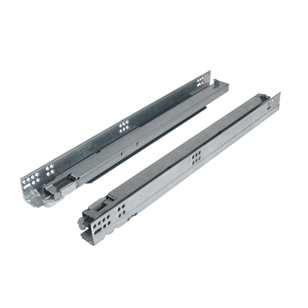100lb Capacity Full Extension Soft-Closing Drawer Slide - Close Up
