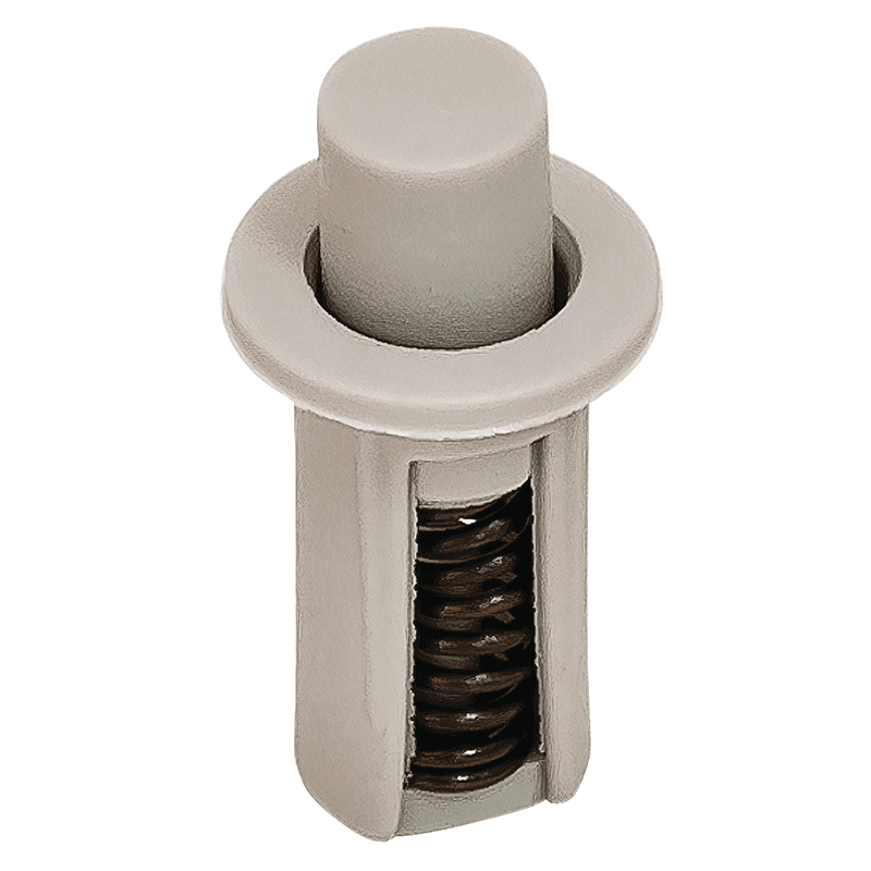 Grass 5mm Diameter Spring Loaded Front Bumper with 4mm Buffer