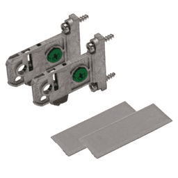 Grass Vionaro H89 Adaptor Set - High Quality Silver Gray Adaptor for 3-1/2" Cabinet Drawers