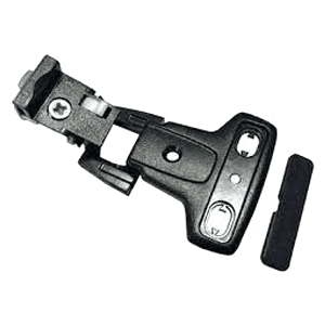 MB 8310 Institutional 270˚ Opening Hinge Arm, Self-Closing, Full Overlay, Black - Main Image