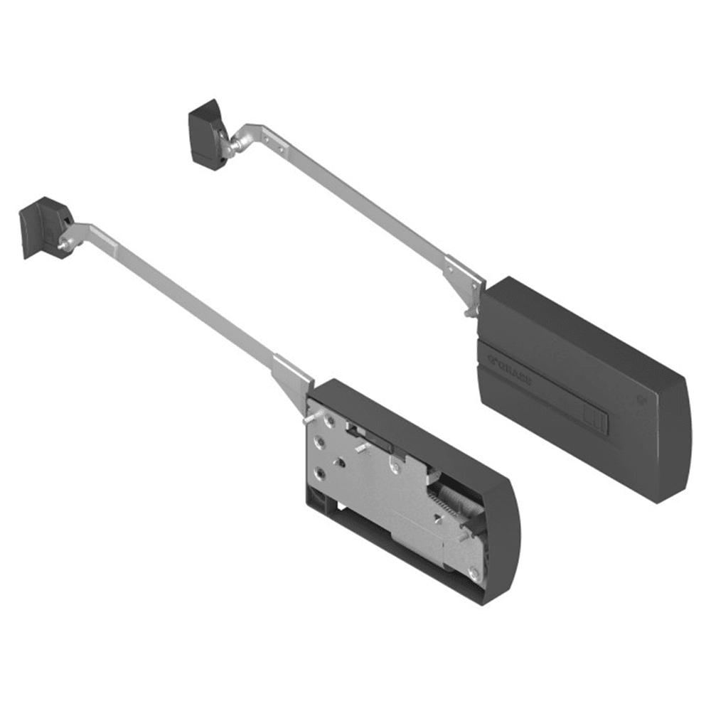 Kinvaro F-20 Spring C Bi-Fold Lifter Set, Gray, Cabinet Height 700mm - 749mm - Alt Image 1