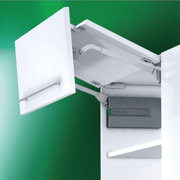 Kinvaro F-20 Spring D Bi-Fold Lifter Set, Gray, Cabinet Height 750mm - 900mm - Alt Image 1