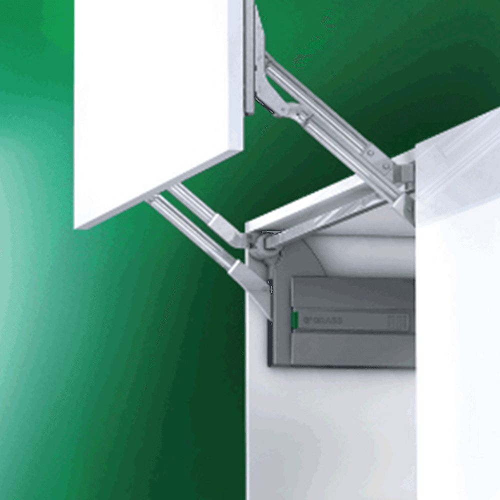 Kinvaro L-80 Spring B Parallel Lifter Set, Gray, Cabinet Height 430mm - 600mm - Alt Image 2