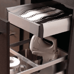 Nova Pro Front Panel Champagne Drawer Slide System with Airmatic Shock Absorber