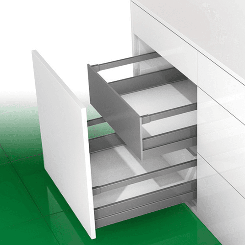 Inset panel accessories set in stone finish, includes cover caps, installation hooks, special screws