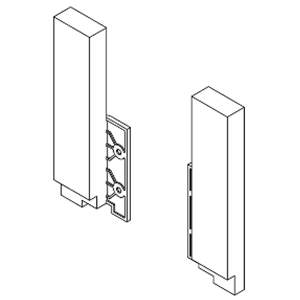 Ice Finish Left Sink Back Panel Holder for Nova Pro Scala H90