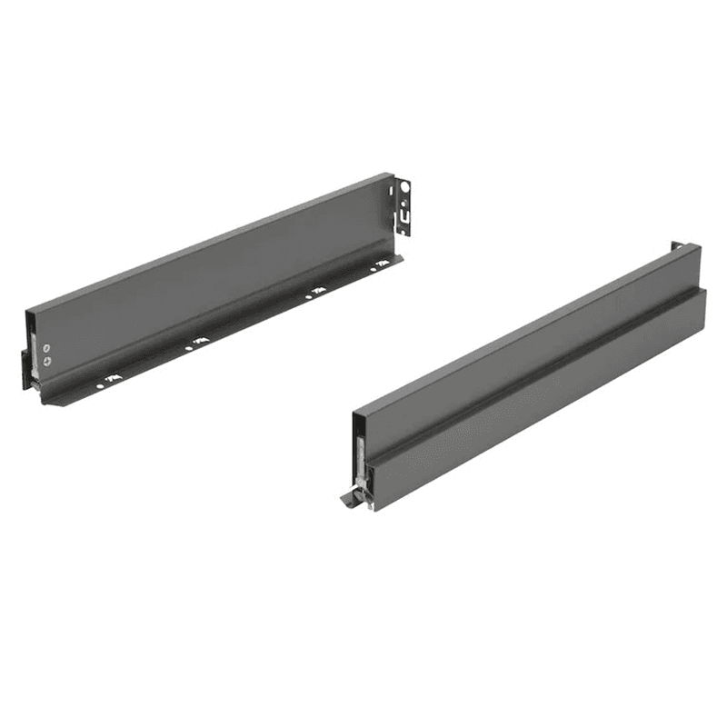 Grass Nova Pro Scala H90 drawer member set in stone finish with 154lb capacity