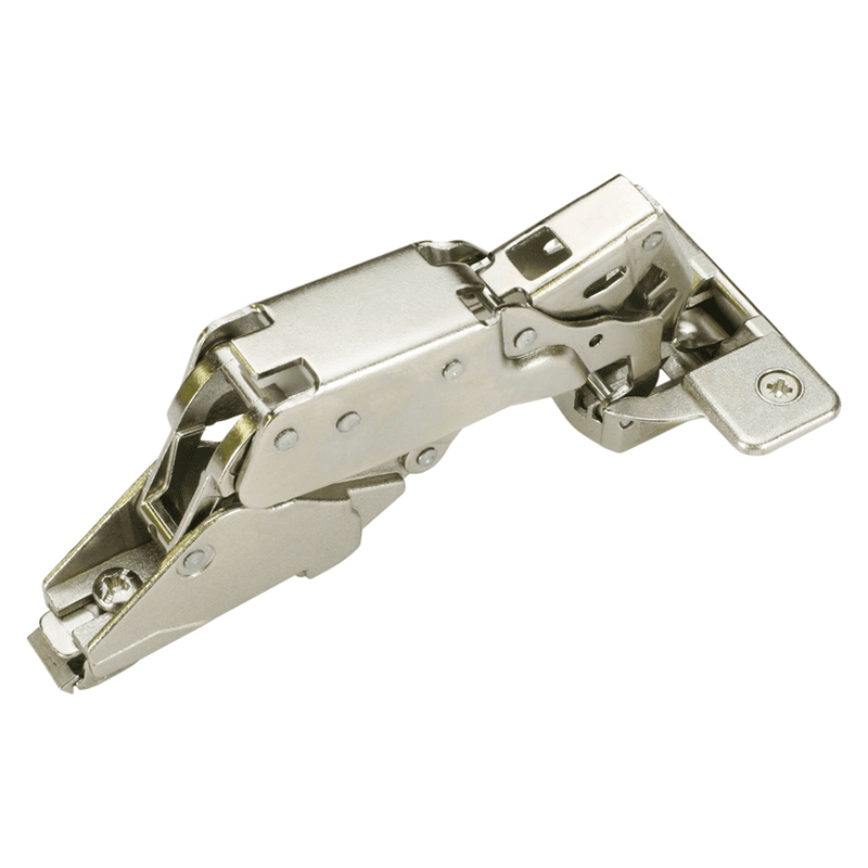 Nexis 170&#730; Opening Hinge, 45mm/48mm Bore Pattern, Self-Closing, Full Overlay, Nickel-Plated, Impresso - Main Image