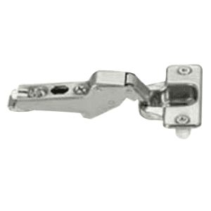 Nexis 110&#730; Opening Hinge, 45mm Bore Pattern, Soft-Closing, Half Overlay, Nickel-Plated, Dowelled - Main Image