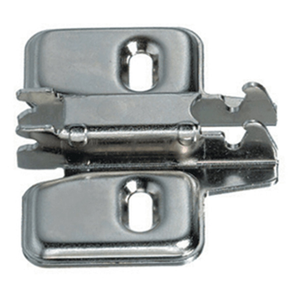 Nexis Adjustable Wing Mounting Plate, 2-Point Fixing, Nickel-Plated, Screw-On, 2mm - Alt Image 1