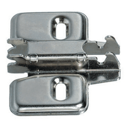 Nexis Adjustable Wing Mounting Plate, 2-Point Fixing, Nickel-Plated, Screw-On, 2mm - Alt Image 1
