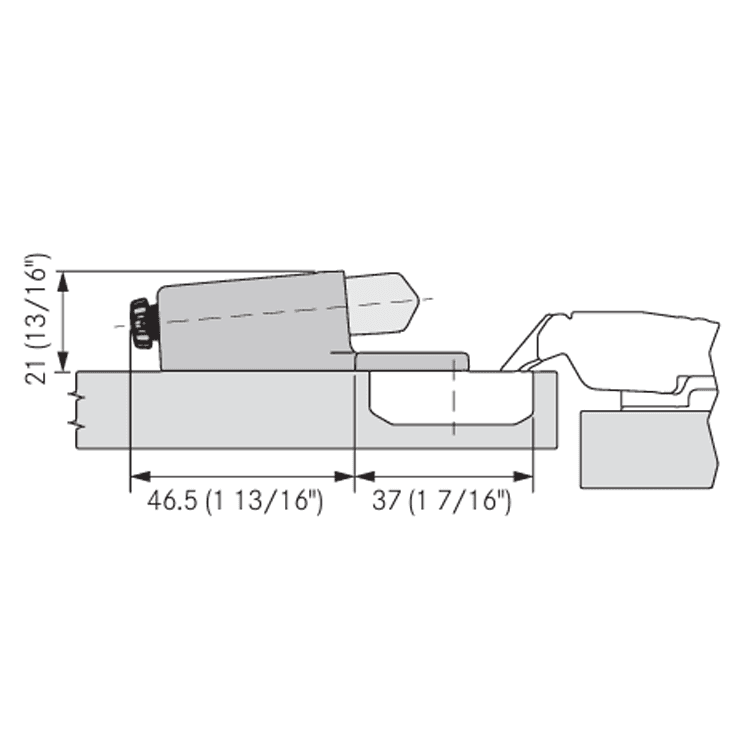 Nexis Soft-Close Adapter Nickel-Plated - Alt Image 2