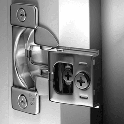 TEC 864 108&#730; Opening Side-Mount Face Frame Hinge, 45mm Boring Pattern, Self-Closing, 1/4" Overlay, Screw-On - Alt Image 3