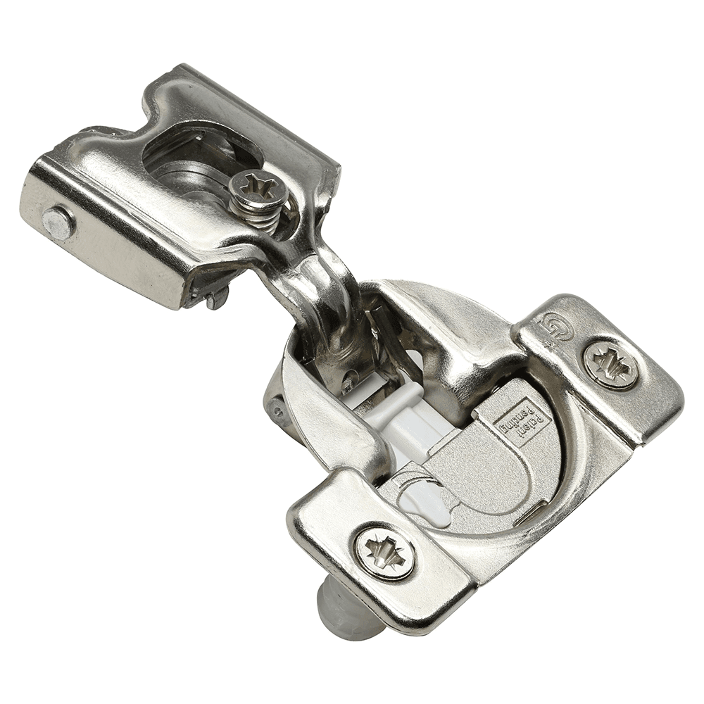 TEC 864 108&#730; Opening Side-Mount Face Frame Hinge, 45mm Boring Pattern, Soft-Closing, 5/8" Overlay, Dowelled - Main Image
