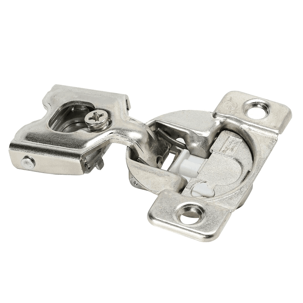 TEC 864 108&#730; Opening Wrap-Around Face Frame Hinge, 45mm Boring Pattern, Soft-Closing, 7/16" Overlay, Screw-On - Main Image