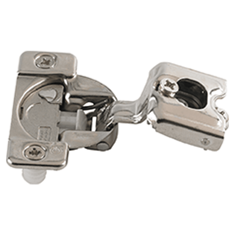 TEC 864 108&#730; Opening Wrap-Around Face Frame Hinge, 45mm Boring Pattern, Soft-Closing, 7/16" Overlay, Screw-On - Alt Image 1