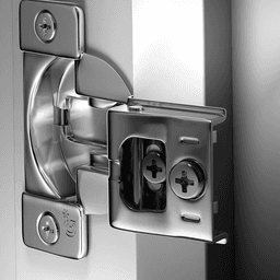 TEC 864 108&#730; Opening Side-Mount Face Frame Hinge, 45mm Boring Pattern, Soft-Closing, 1-3/8" Overlay, Dowelled - Alt Image 3