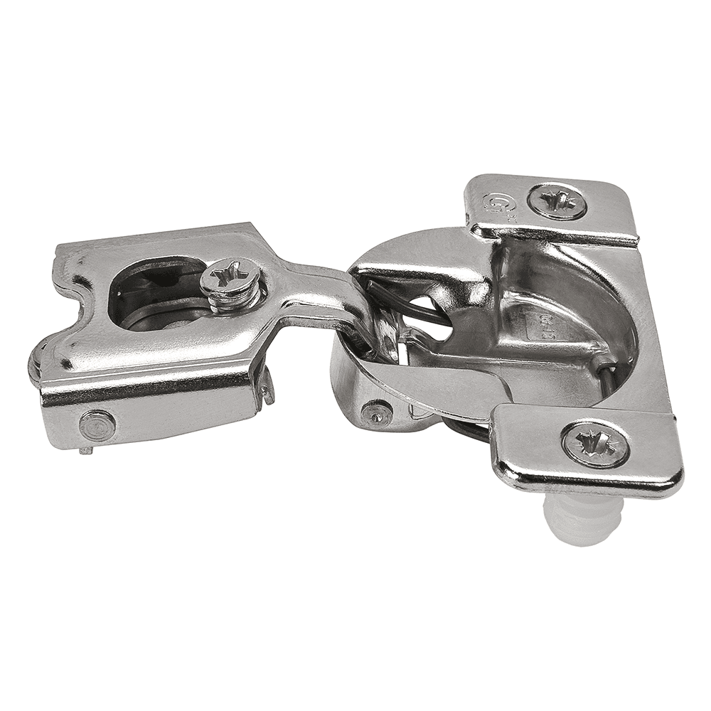 TEC 864 108&#730; Opening Wrap-Around Face Frame Hinge, 42mm Boring Pattern, Soft-Closing, 1" Overlay, Dowelled - Main Image