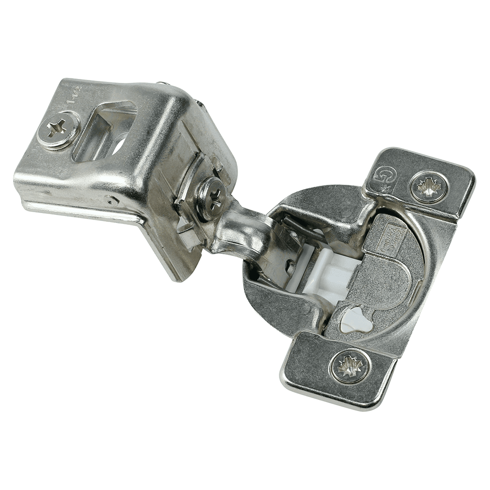 TEC 864 108&#730; Opening Wrap-Around Face Frame Hinge, 42mm Boring Pattern, Soft-Closing, 1-1/2" Overlay, Dowelled - Main Image