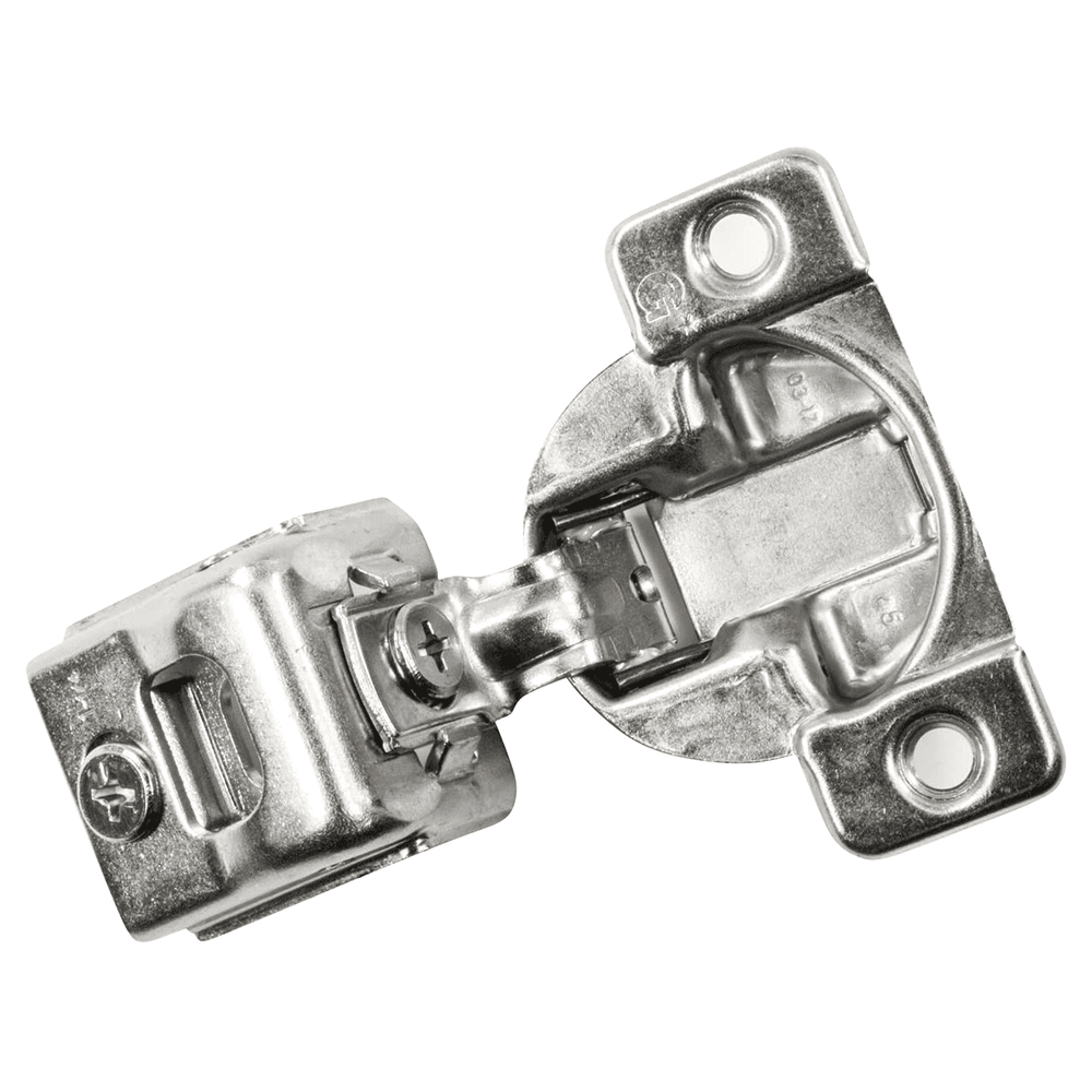 TEC 864 108&#730; Opening Wrap-Around Face Frame Hinge, 45mm Boring Pattern, Self-Closing, 1-1/4" Overlay, Screw-On - Main Image