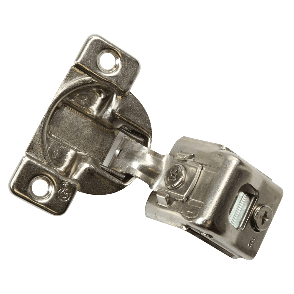 TEC 864 108&#730; Opening Wrap-Around Face Frame Hinge, 45mm Boring Pattern, Self-Closing, 1-3/8" Overlay, Screw-On - Main Image