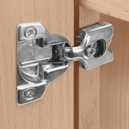 TEC 864 108&#730; Opening Side-Mount Face Frame Hinge, 42mm Boring Pattern, Self-Closing, 1/4" Overlay, Dowelled - Alt Image 1