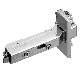 Tiomos 110&#730; Opening Hinge, 42/45mm Bore Pattern, Soft-Closing, Full Overlay, Nickel-Plated, Impresso - Main Image