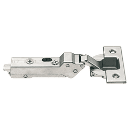 Tiomos 120&#730; Opening Hinge, 42/45mm Bore Pattern, Soft-Closing, Full Overlay, Nickel-Plated, Impresso - Main Image