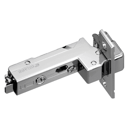 Tiomos 110&#730; Opening Hinge, 45mm Bore Pattern, Soft-Closing, Inset, Nickel-Plated, Screw-On - Main Image