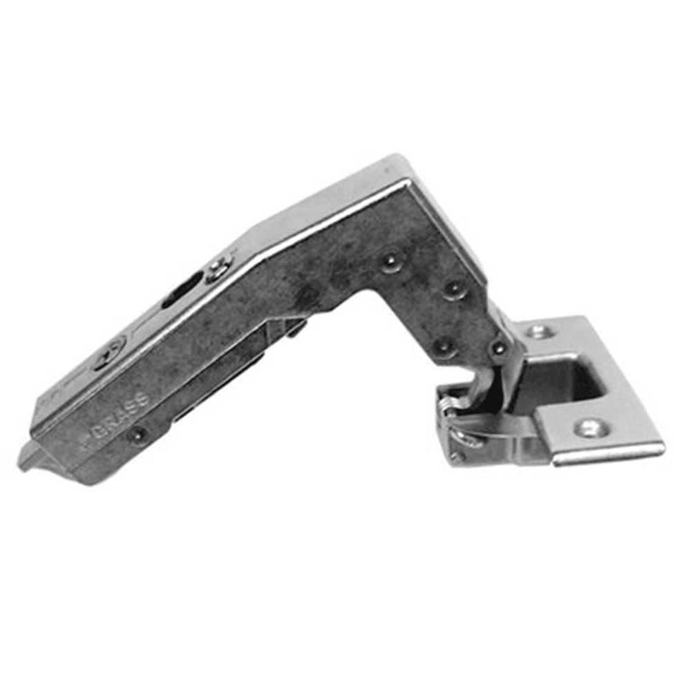 Tiomos Blind Corner 110&#730; Opening Hinge, 45mm Bore Pattern, Soft-Closing, Inset, Screw-On - Main Image