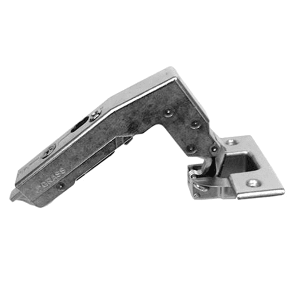 Tiomos Blind Corner 110&#730; Opening Hinge, 45mm Bore Pattern, Soft-Closing, Inset, Dowelled - Main Image