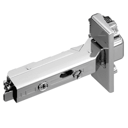 Tiomos 120&#730; Opening Hinge, 42/45mm Bore Pattern, Soft-Closing, Full Overlay, Nickel-Plated, Impresso - Main Image