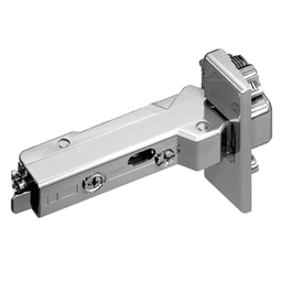 Tiomos 120˚ Opening Hinge, 42/45mm Bore Pattern, Soft-Closing, Half Overlay, Nickel-Plated, Impresso - Main Image